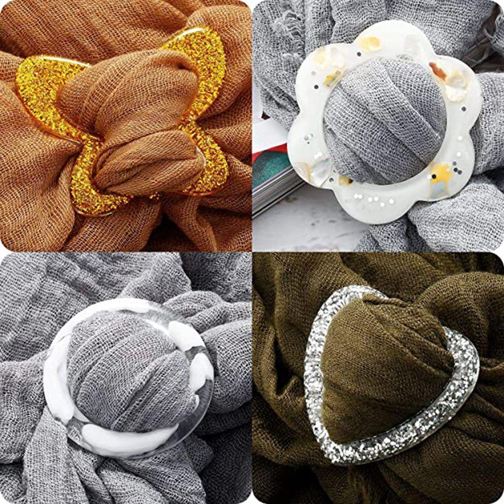 Прищепка для одежды Кольцо для футболки Аксессуары для одежды Круглое украшение для одежды Сердце Пряжка для одежды Зажимы для футболок Пряжка для шарфа Смола