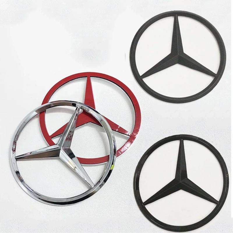 8/9/10/10.5СМ Наклейки на значок багажника для Mercedes Benz W124 W212 W203 W211 W204 W210 Cla W205 W202 W220 W213 Наклейка на задний значок автомобиля