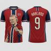 Haaland Commemorative Men Or Kid Football Jersey Athletic Soccer Shirt Outdoor Practice Running and Sports Activities