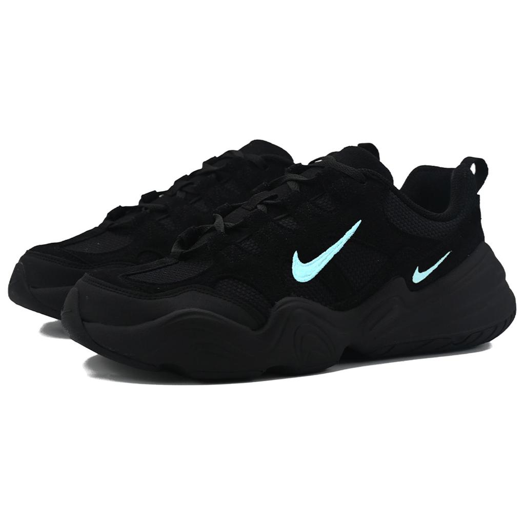 Nike Tech Hera Abrasion Resistant Low top Casual Shoes Unisex Black Blue FJ9532-101(Team1000-)