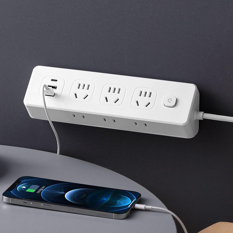 USB Сетевой фильтр с многорозеточным удлинителем для использования в офисе и общежитии