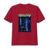 ENTOMBED Left Hand Path Gothic Forest Tombstone Design T Shirt for Men and Women vintage Washed graphic Stylish Slightly Casual