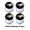 For S2 Wheel Center Sticker Emblem Rim Caps Hub Cover Logo Badge Decal Harrier Highlander Corolla Avensis Rav4 Noah Camry JH2