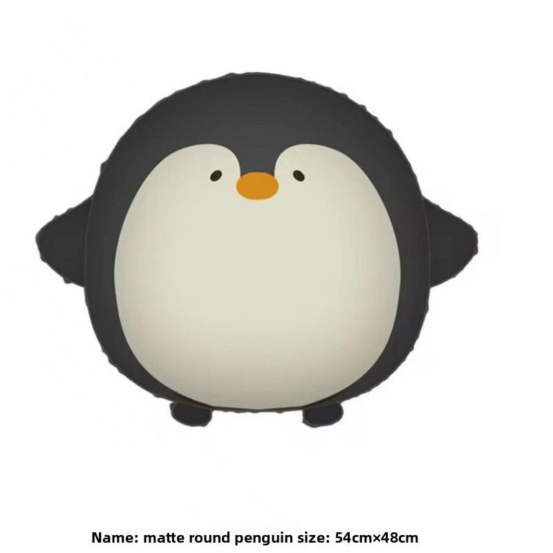 Новые матовые и матовые мультяшные шары в виде пингвина, кита, динозавра и животных для украшения и оформления детского дня рождения