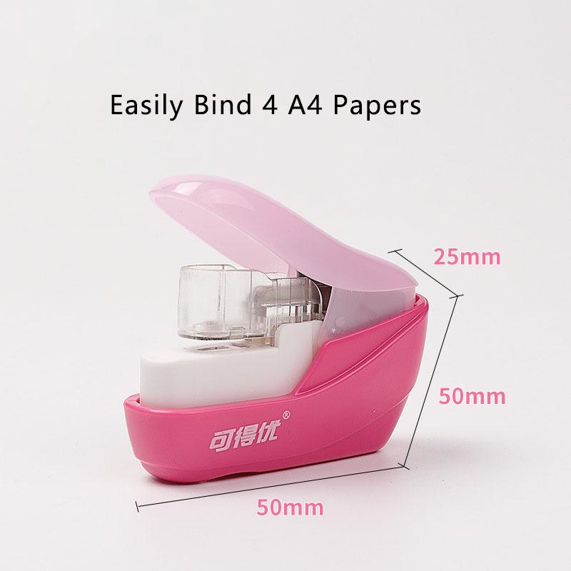 Мини-степлер без гвоздей, простой и легкий степлер для книг, степлер без степлера, офисные переплетные принадлежности, школьные принадлежности
