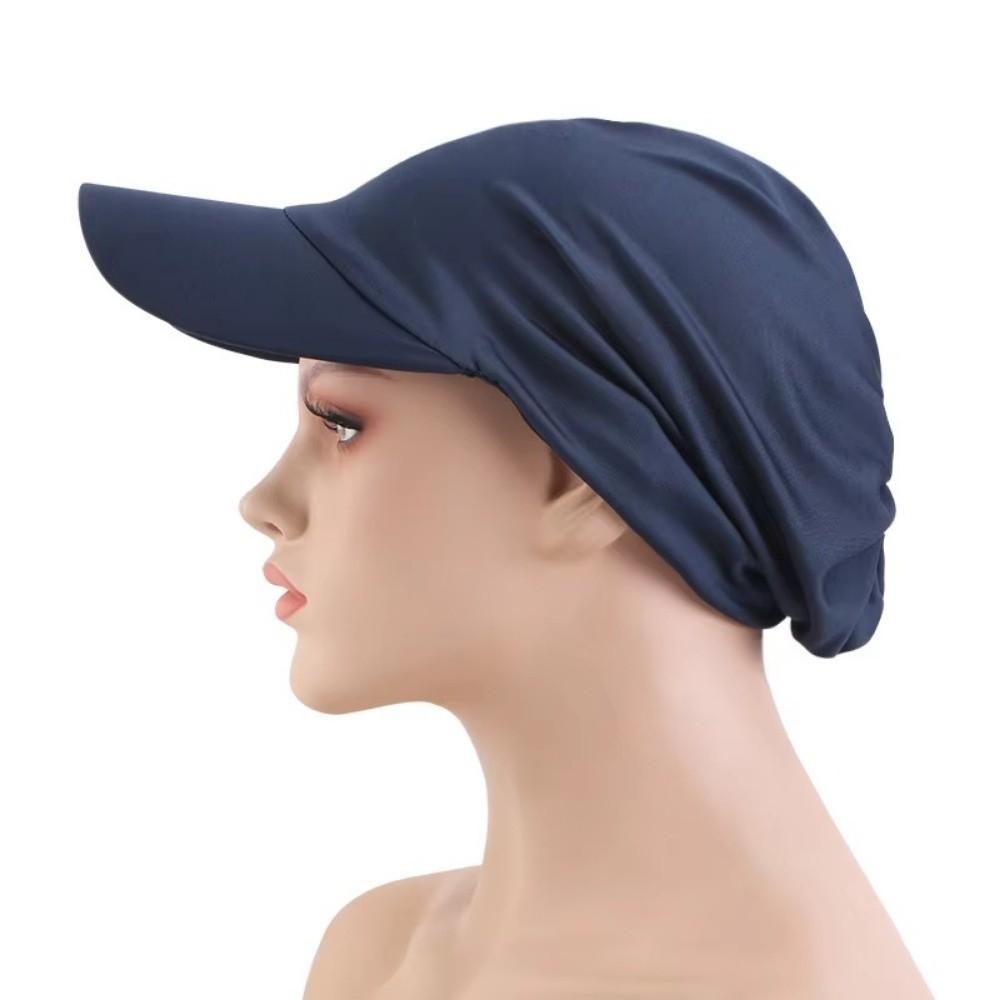 Summer Baseball Cap Headscarf Outdoor Sun Visor Hat Woman Islamic Hat Wrap Casquette Gorras