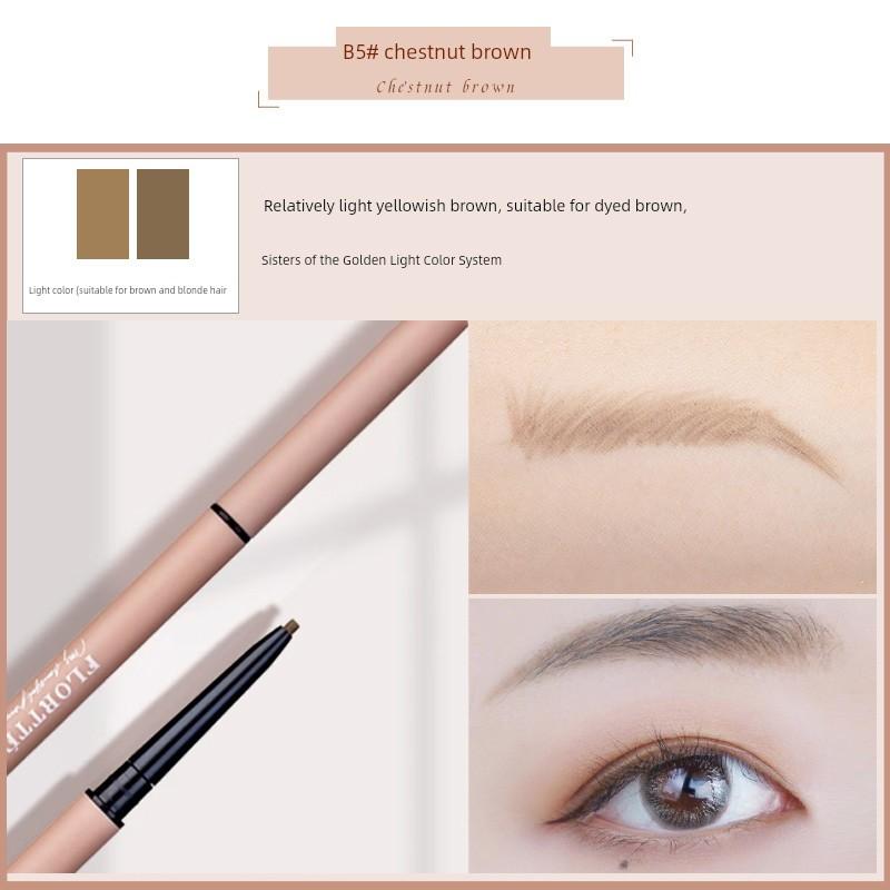 Flortte Rotate Long Lasting Non Smudge Double-Headed Eyebrow Pencil