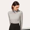 Autumn-Winter 2023 Women's Slim Fit Double-Sided Velvet Turtleneck Heating Long Sleeve Top