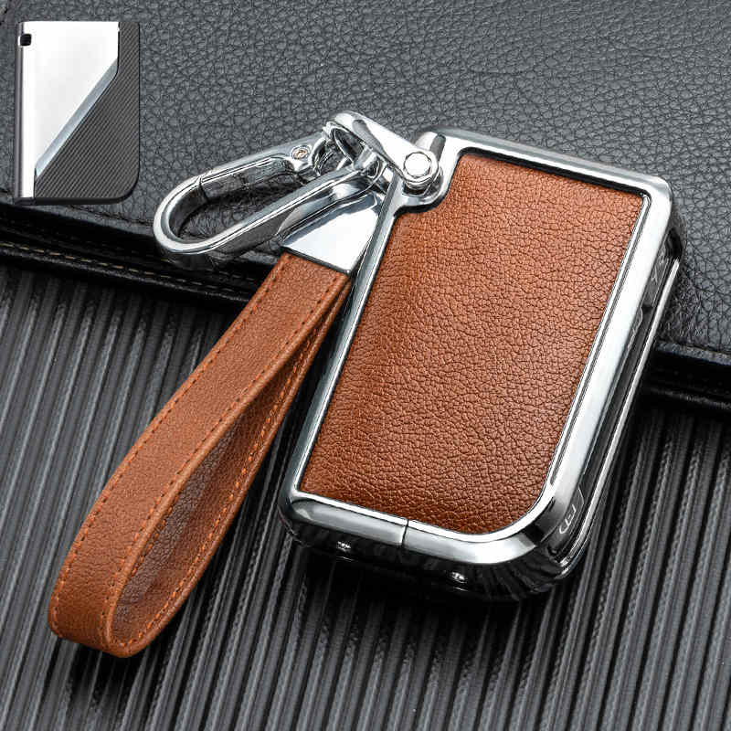 Key Case Cover For LYNK&CO Lynk Co 01 02 08 Z20 Hatchback Remote Fob Holder Shell Protector Leather Accessories