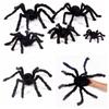 Style Party Supplies Prank Props Halloween Decoration Haunted House Black Plush Spider Bar Ornament
