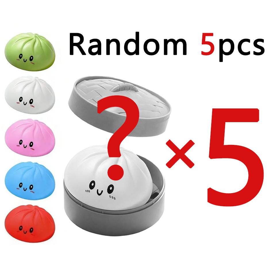 Toys Colorful Dumpling Squishes Stress Balls Reusable Low Rebound Decompression Dough Ball Unique Home Decor Gifts