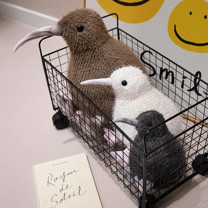 Kiwi Bird Doll Puzzle Simulation Python Snake Plush Toy Stuffed Soft Animal Snake Hand Puppet Plushie Dolls Children Funny Gift