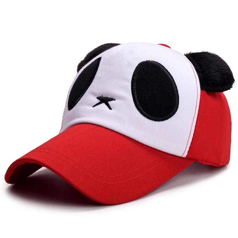 ZEXIN Cute Panda Baseball Cap Summer Sunscreen Sun Hat Fashion Trucker Cap Men and Women Net Cap
