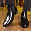 Men's Chelsea Boots Fashion Business Casual Dress Leather Platform Boots Luxury Wedding Shoes Botas