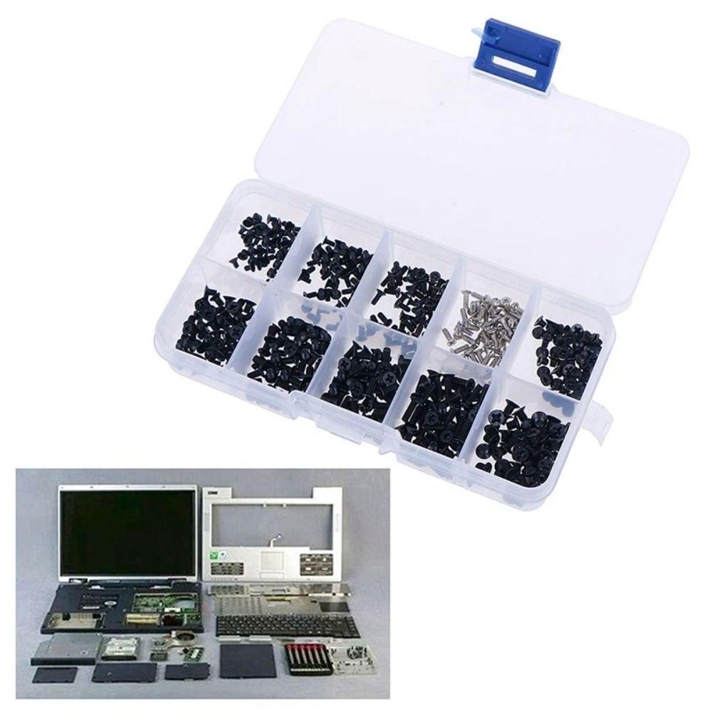 500Pcs M2 M2.5 M3 RC Screw Box Kit Universal Screws Assortment Kit Laptop Screws Set PC Case