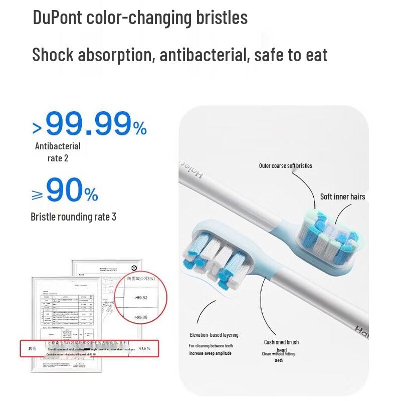 Haier AI Smart Sonic Electric Toothbrush HT52-XSL CN plug (adapter included)