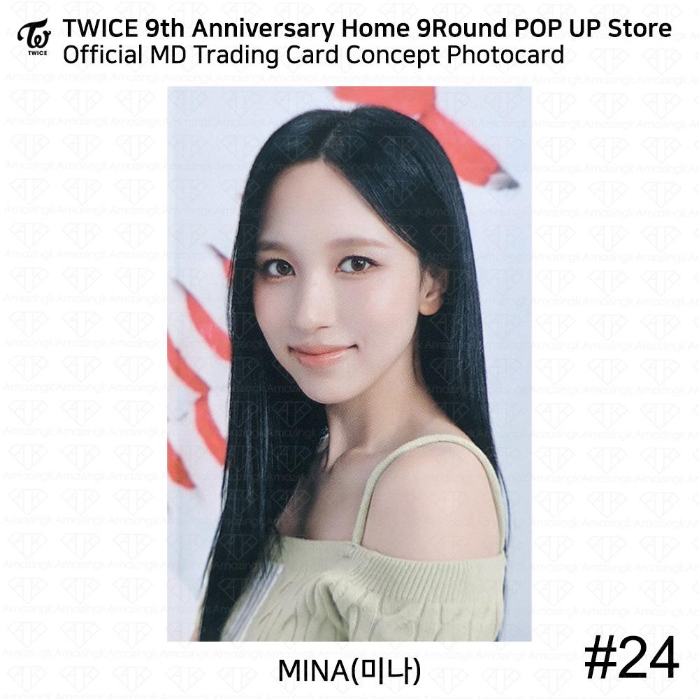 Twice 9th Anniversary Home9Round Pop Up Store MD Коллекционная карточка Фотокарточка