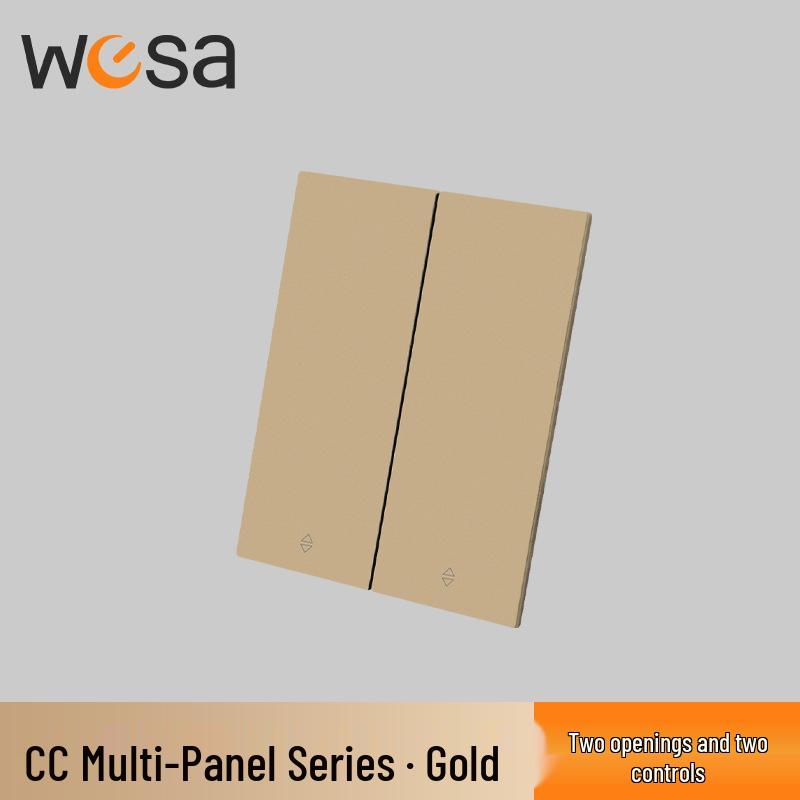 CC New Style 16A Multi-Gang European Socket Panel with Flame Retardant Protection and Switch