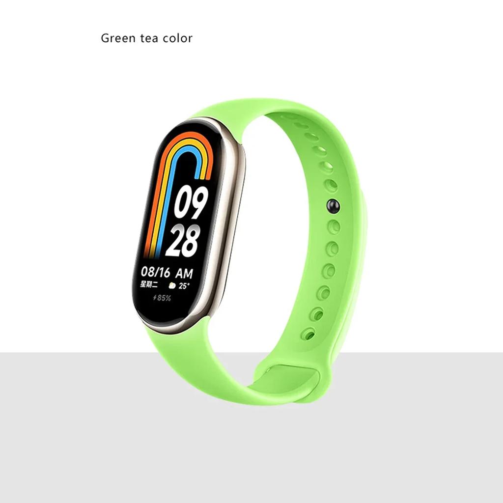 Ремешок для Xiaomi Mi Band 8/8 NFC Браслет Силиконовый Наручный Miband 8 NFC Замена pulsera correa Спортивный ремешок для Mi Band 8
