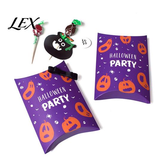 Kids Snack Packaging 10 Pcs Halloween Cardboard Candy Boxes for Kids, Cute Trick or Decorative Holders Treat Containers Snacks Cookie Small