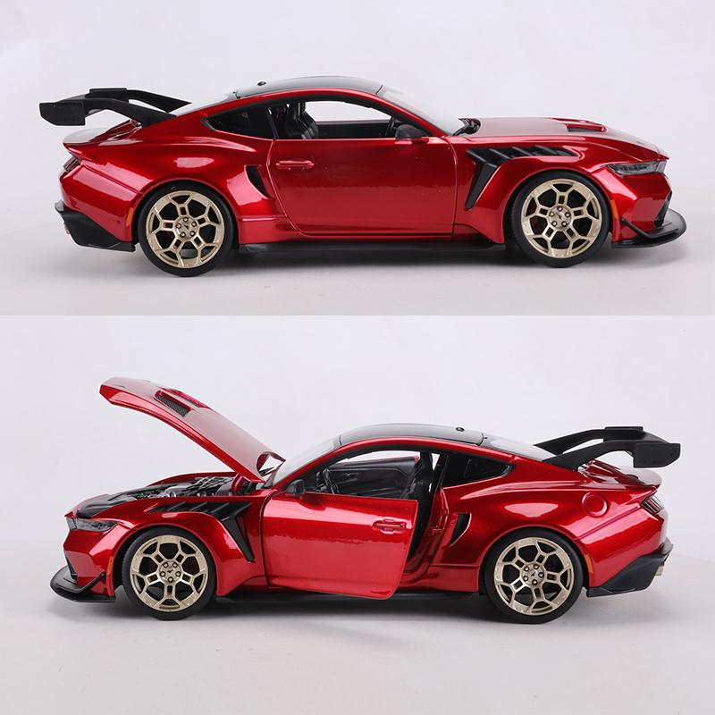 2026 1:18 Новых Моделей Машин Ford Mustang Gtd Серии из Симуляционного Сплава Индивидуальная Коллекция Детских Игрушек Подарок Сплавное Украшение Симуляционная Модель Игрушки