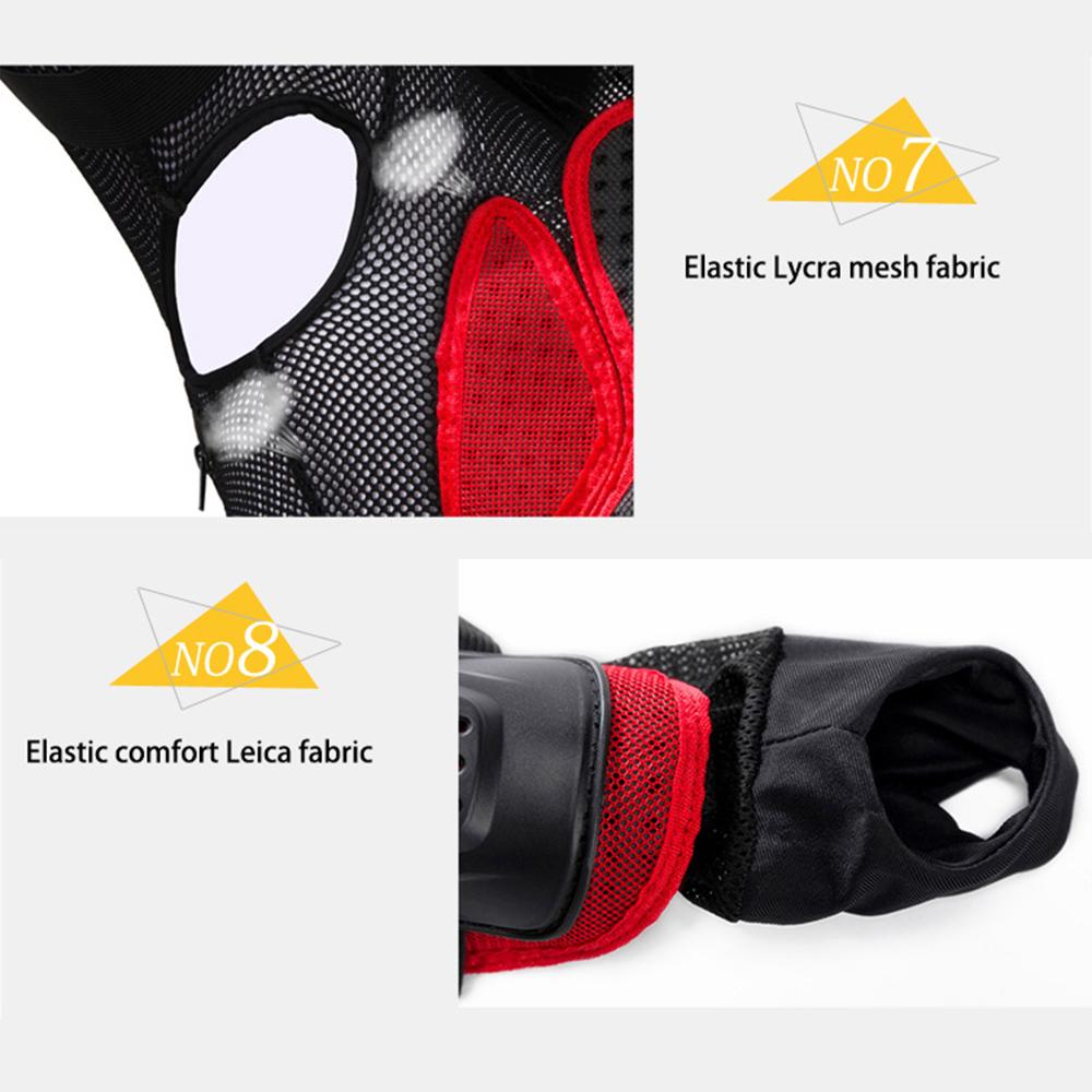 WOSAWE Мужская мотоциклетная сетчатая бронекуртка для мотокросса, защита груди черепахи всего тела