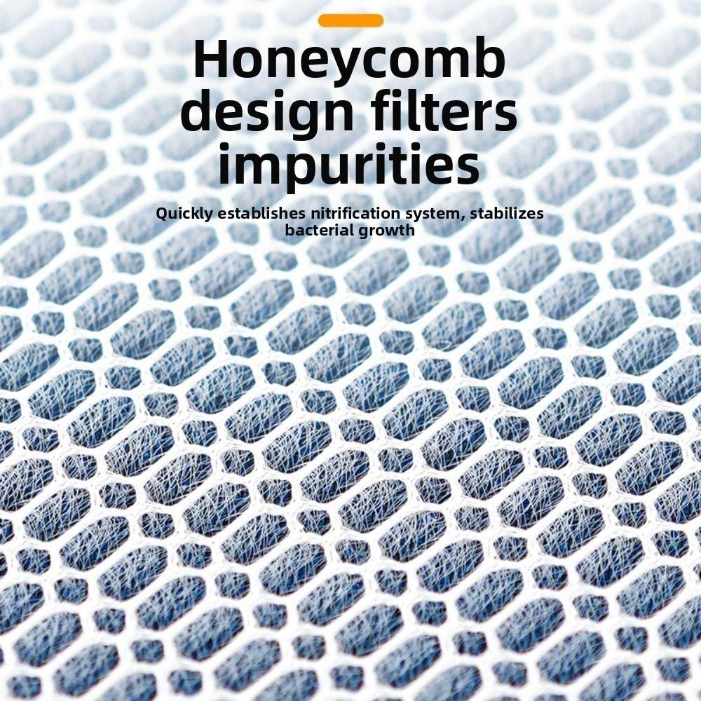 Reusable Biochemical Filter High-Density Fish Tank Filter Media Foam  Aquarium Accessories