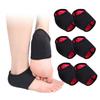 3 Pairs Heel Cushion Socks for Men & Women - Plantar Fasciitis, Achilles Tendonitis, Calluses, Spurs, Cracked Skin Pain Relief Inserts Pads