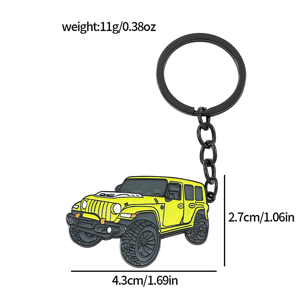 Car Model Pendant Keychain Tacoma Style Metal Keychain Suitable for Jeep Durable Decor Accessories