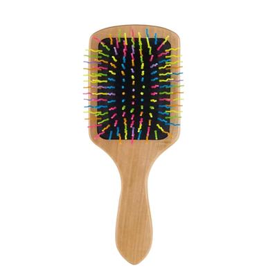 Расческа Paddle Brush Деревянная расческа Scalp Care Comb Деревянная расческа Scalp Brush Brushing Care Tangle-Free (цвет)