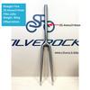 SILVEROCK Хромированная Дорожная Велосипедная Вилка 4130 700C Жесткая 1 дюйм 25.4мм 1" Под Каллиперные Ободные Тормоза Безрезьбовая Классическая Велосипедная Вилка