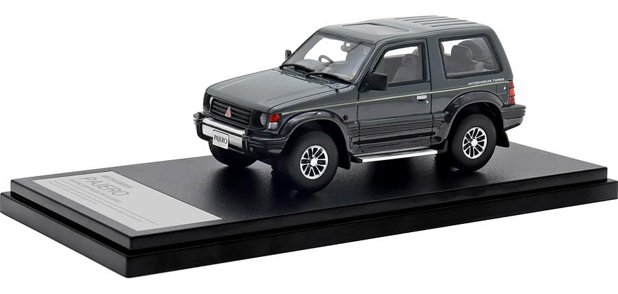 Hi Story Mitsubishi Pajero METALTOP WIDE Baikal Black Finished Product 1/43 XR-II (1991) Gray/Mallorca