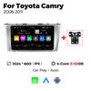 Navifly 2 Din Android автомобильный радиоприемник мультимедиа видеоплеер для Toyota Camry 7 XV 40 50 2006-2011 GPS навигация головное устройство Carplay