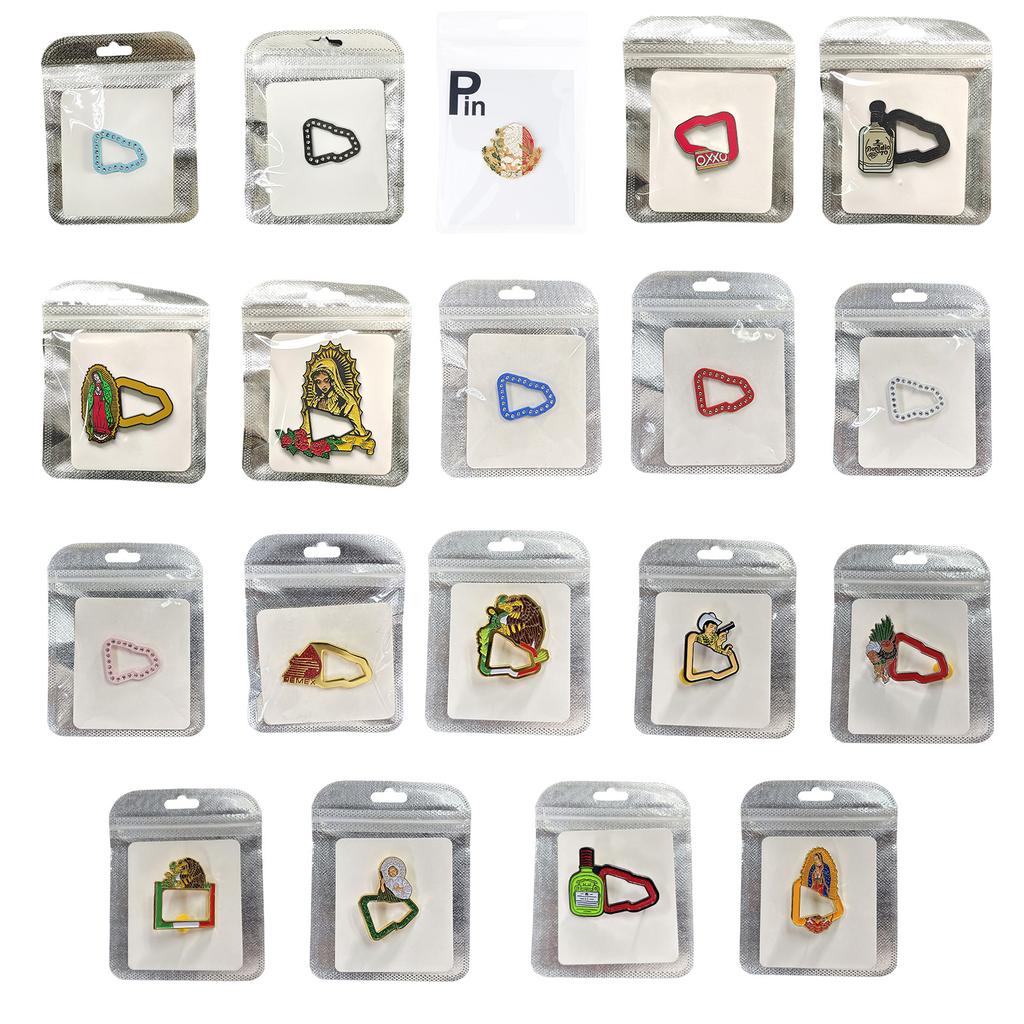 New Era Cartoon Hat Pins Metal Baseball Cap Brooches Fashion Clothing Accessories Non-Slip Cap Badge Hat Decoration