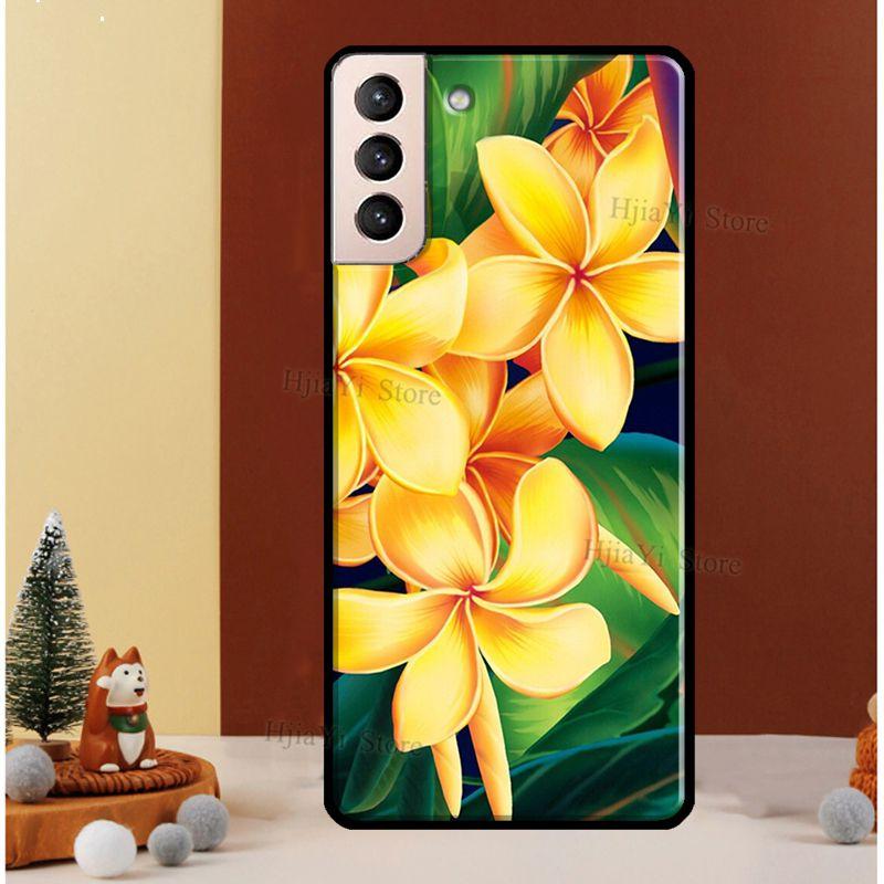 Чехол для телефона «Тропический рай» с гавайским цветком для Samsung Galaxy S21 S20 FE S8 S9 S10 Note 10 Plus Note 20 S22 Ultra Cover