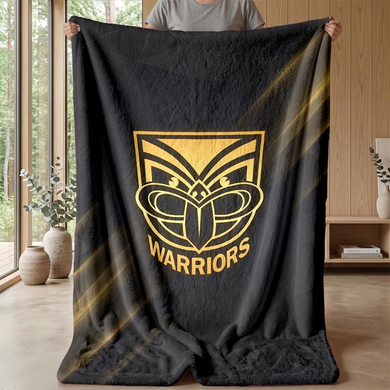 Wigan Warriors Flannel Fleece Blanket Cozy Warm Throw Blanket For Couch Bed Travel All Season Use