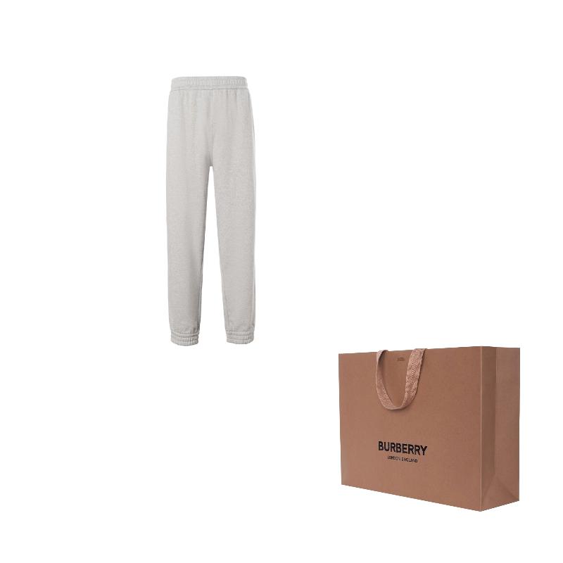Burberry Knitted Sweatpants Men's Light Gray 80530191