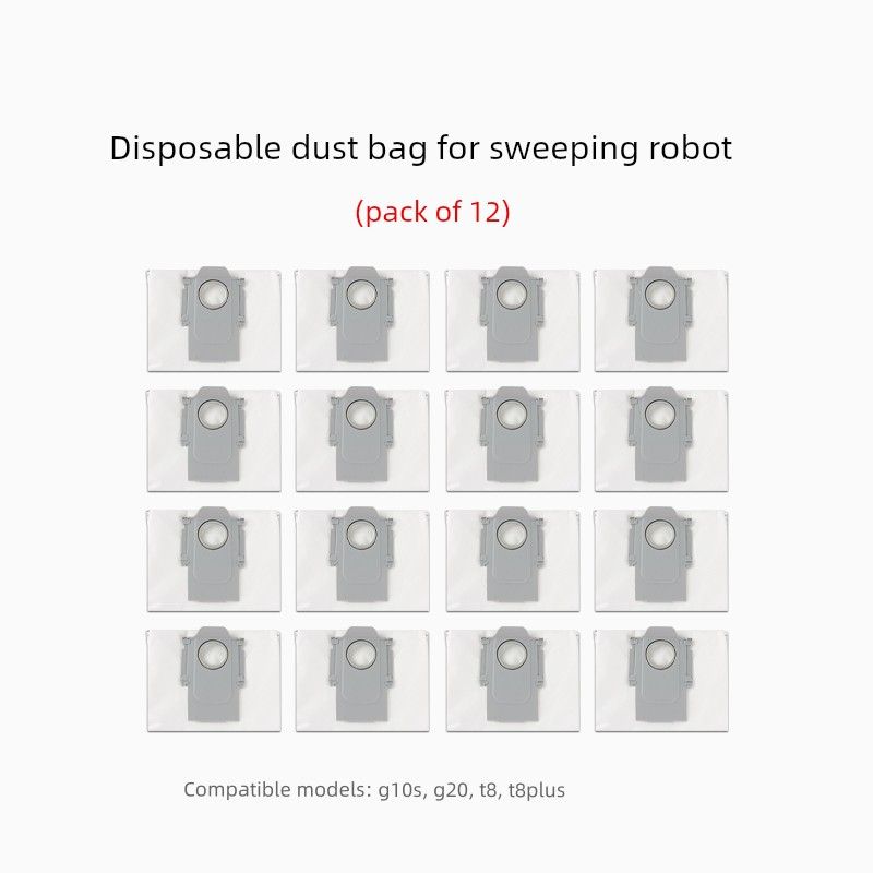 Compatible with Roborock Vacuum Cleaner Dust Bags P10S/P20Pro/G30U/G20S Ultra Accessories and Consumables