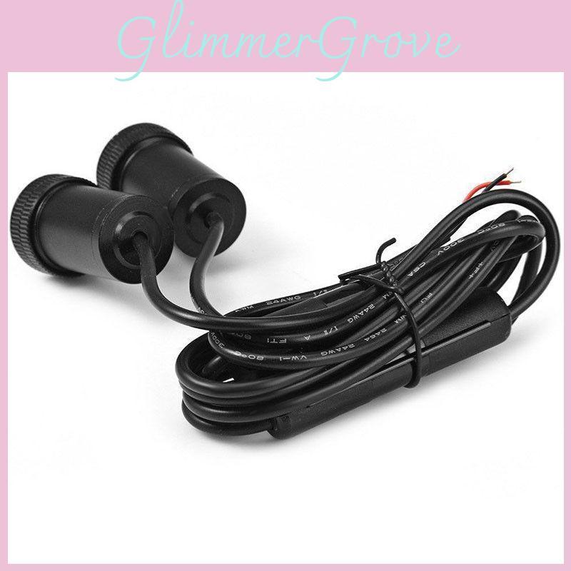 2pcs For Chrysler Logo Car Styling Car Door Step Courtesy Shadow Lights Laser Bracelet
