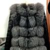 2022 Fashion Winter Women Imitation Fox Fur Coat PU Leather Long Sleeve Jacket Keep Warm Outwear Lady