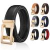 Ремень унисекс с пряжкой из сплава, регулируемый дизайн, двусторонний пояс из искусственной кожи, ремень для брюк и джинсов