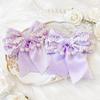 Ribbon Clip Set of 2 Lolita Yume Kawaii Gothic Lolita Hair Clip Hairpin Hair Accessory Lavender Vol.5 [Item]