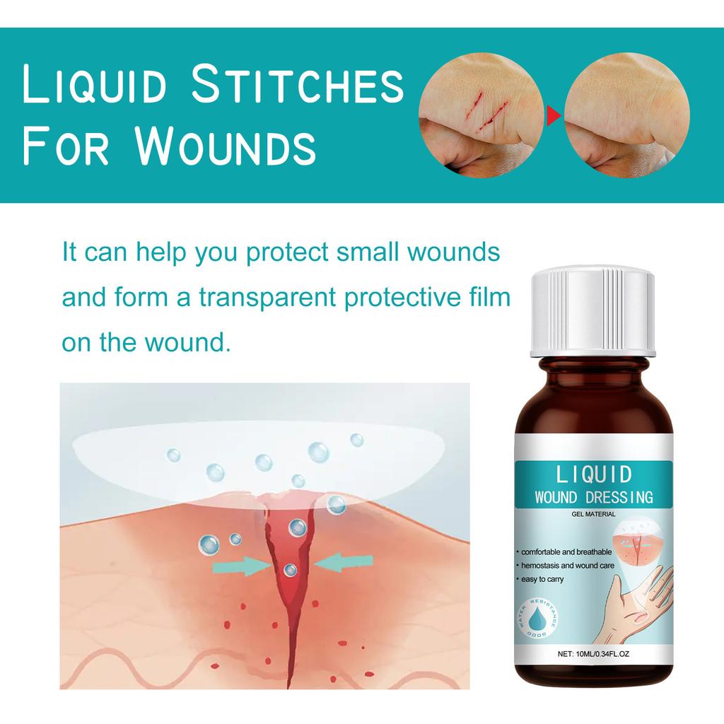 Wound, Wound Suture Glue, Isolate And Keep Dry 10ml