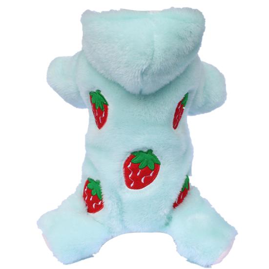 Моющаяся одежда для домашних животных, фланелевая куртка с милым принтом, пальто с капюшоном для собак, тонкая работа