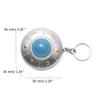 LED Light Flying Disc Keychain Pendant Spaceship Model Keyring Kids Toy UFO Keyring  Small Toy