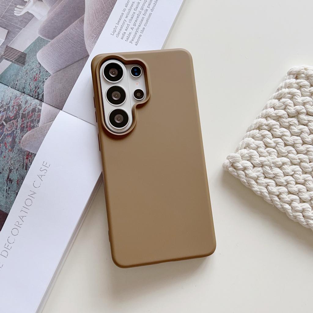 Original Liquid Silicone Shockproof Phone Case For Samsung S26 S25 Edge S24 FE Plus Ultra A57 A37 A17 A56 A36 Solid Color Cover