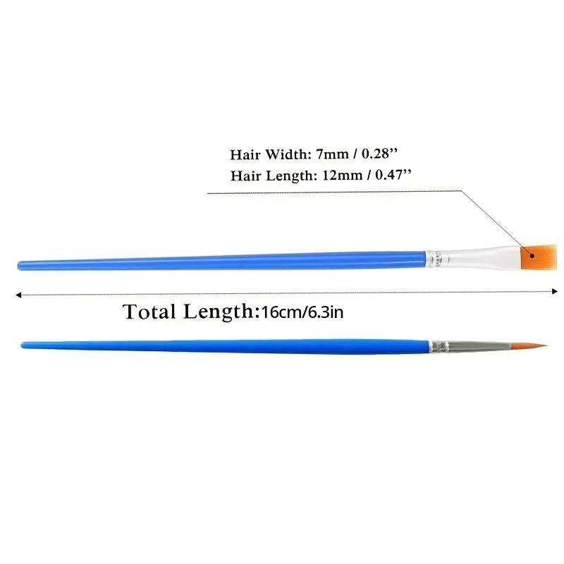 20 шт. Кисти для рисования для рисования ручного искусства и ремесла для художественного многофункционального оборудования для рисования крючковой леской