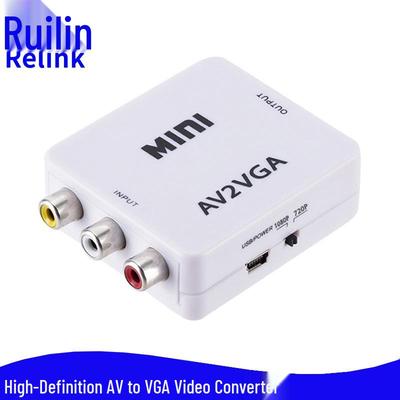 Видеоконвертер AV в VGA - RCA в VGA, Адаптер ТВ в ПК