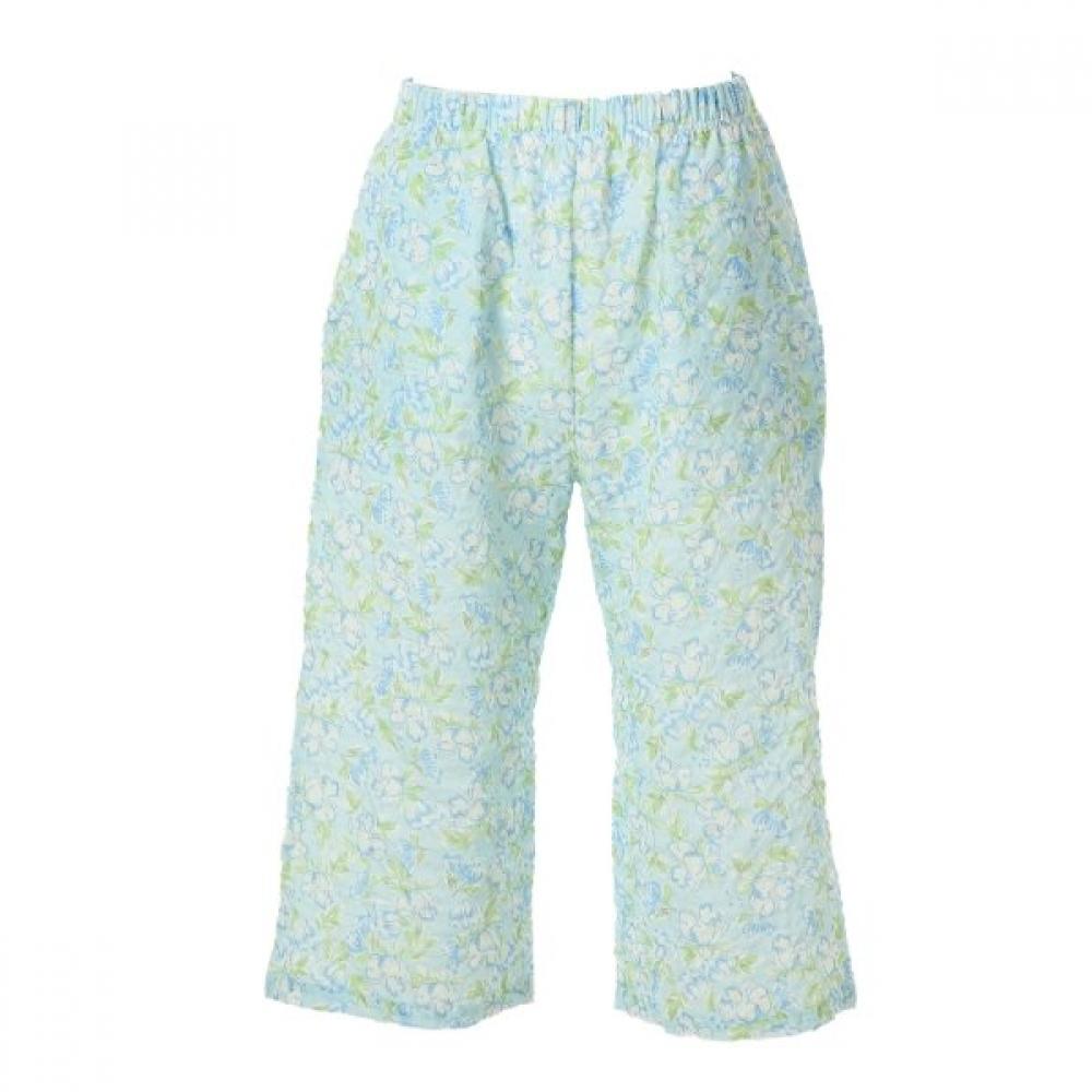 VenuS Poly Pleated Floral Print Women S Loungewear pantS Blue vepS110w
