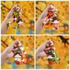 Anti-lost Tang Dynasty Doll Pendant Flower Car Key Ring Cute Chinese Style Keychain  Key Decor